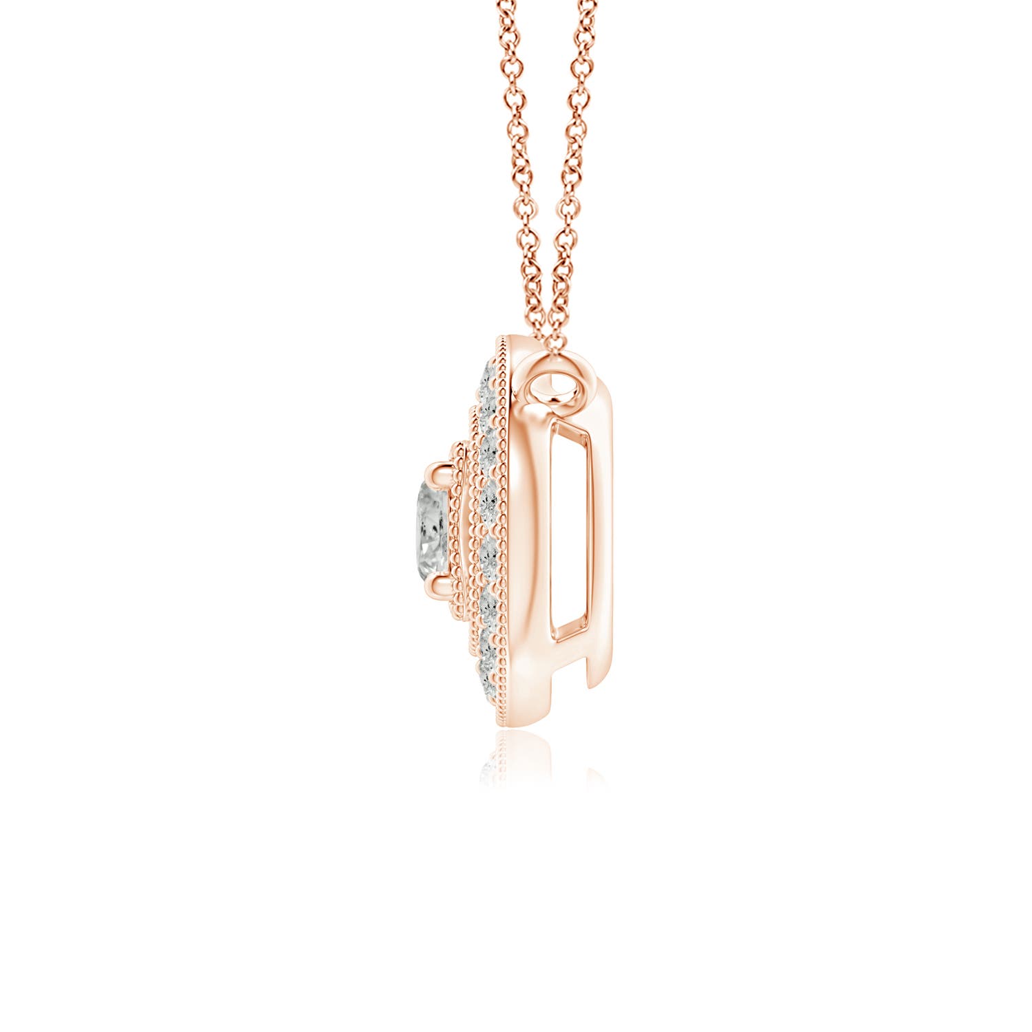 K, I3 / 0.21 CT / 14 KT Rose Gold