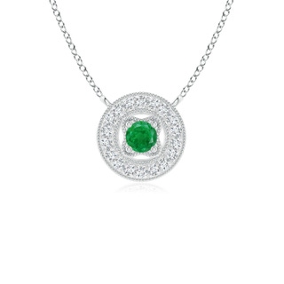 Round AA Emerald