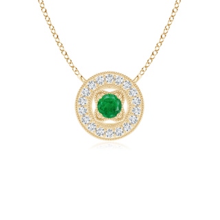 Round AA Emerald