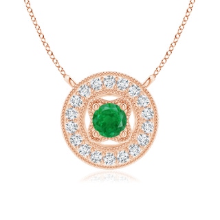 Round AA Emerald