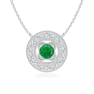 Round AA Emerald
