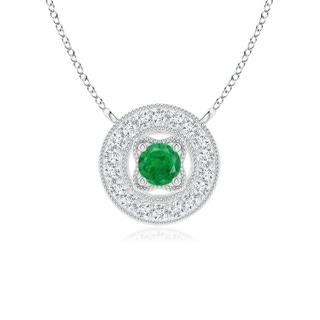 Round AA Emerald