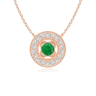 Round AA Emerald