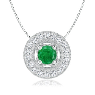 Round AA Emerald