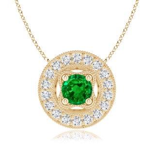 Round AAAA Emerald