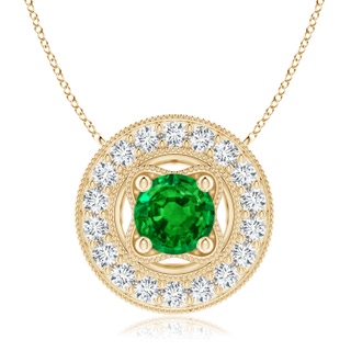 Round AAAA Emerald