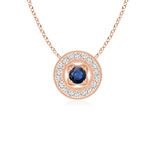 Round AA Blue Sapphire