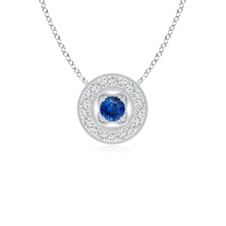 Round AAA Blue Sapphire