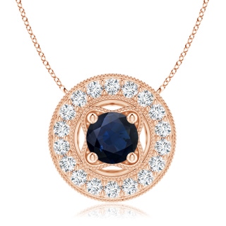 Round A Blue Sapphire