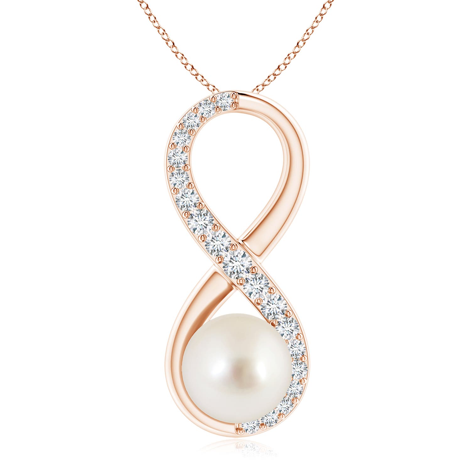 AAAA - South Sea Cultured Pearl / 5.64 CT / 14 KT Rose Gold