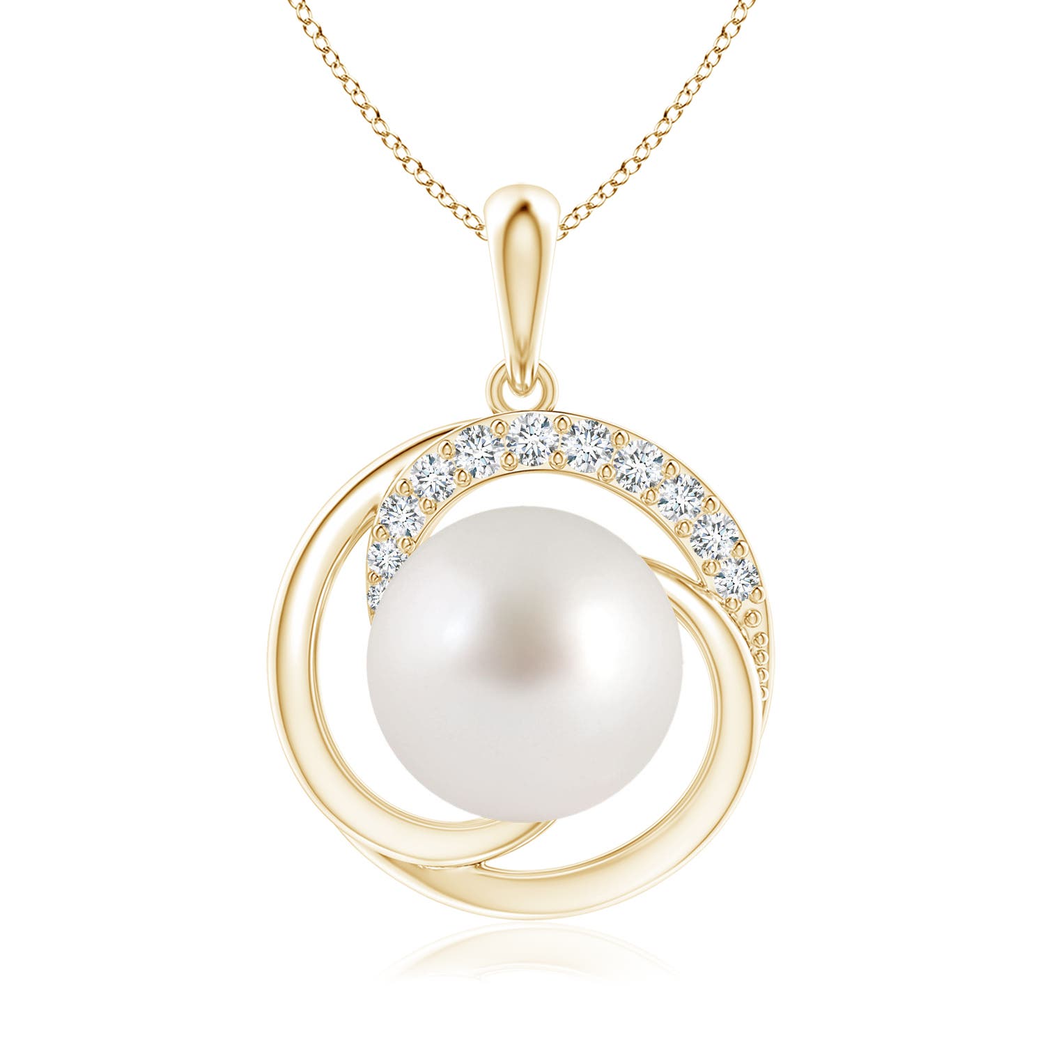 AAA - South Sea Cultured Pearl / 7.33 CT / 14 KT Yellow Gold