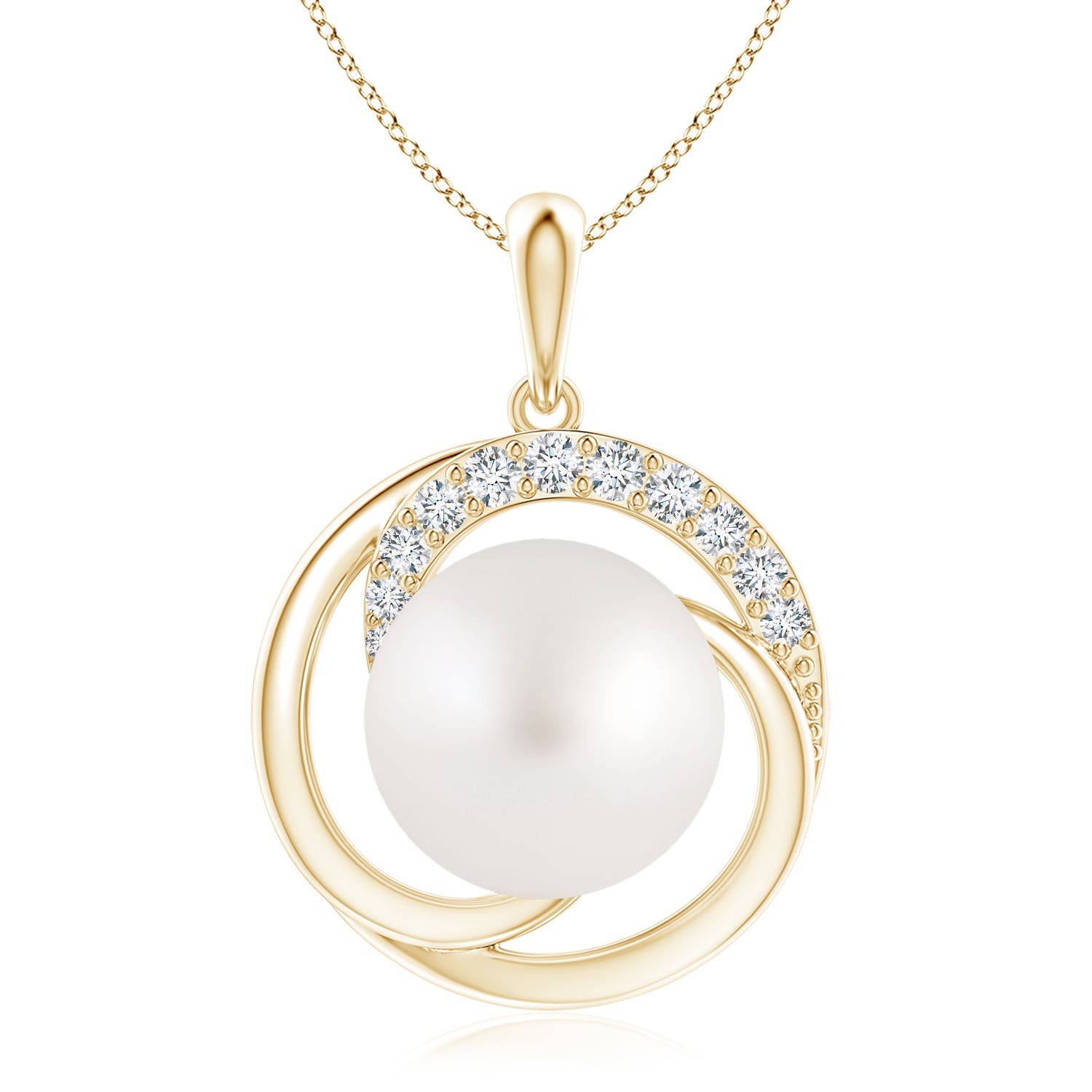 AA - South Sea Cultured Pearl / 9.76 CT / 14 KT Yellow Gold