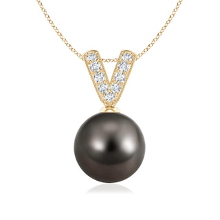Round AAA Tahitian Cultured Pearl