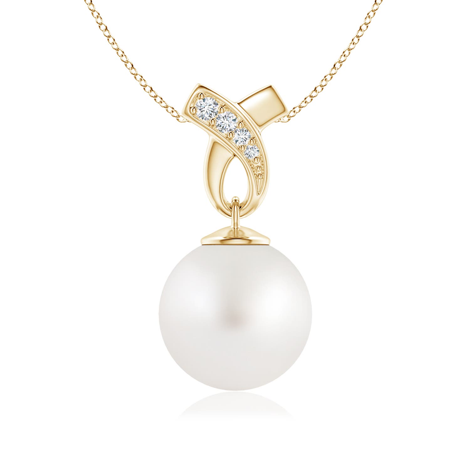 AA - South Sea Cultured Pearl / 7.23 CT / 14 KT Yellow Gold