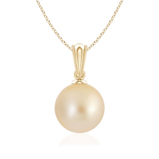 Round AA Golden South Sea Cultured Pearl