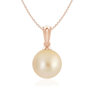 Round AA Golden South Sea Cultured Pearl