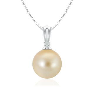 Round AAA Golden South Sea Cultured Pearl