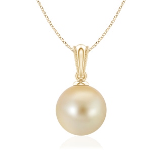 Round AAA Golden South Sea Cultured Pearl