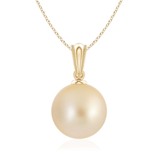 Round AA Golden South Sea Cultured Pearl