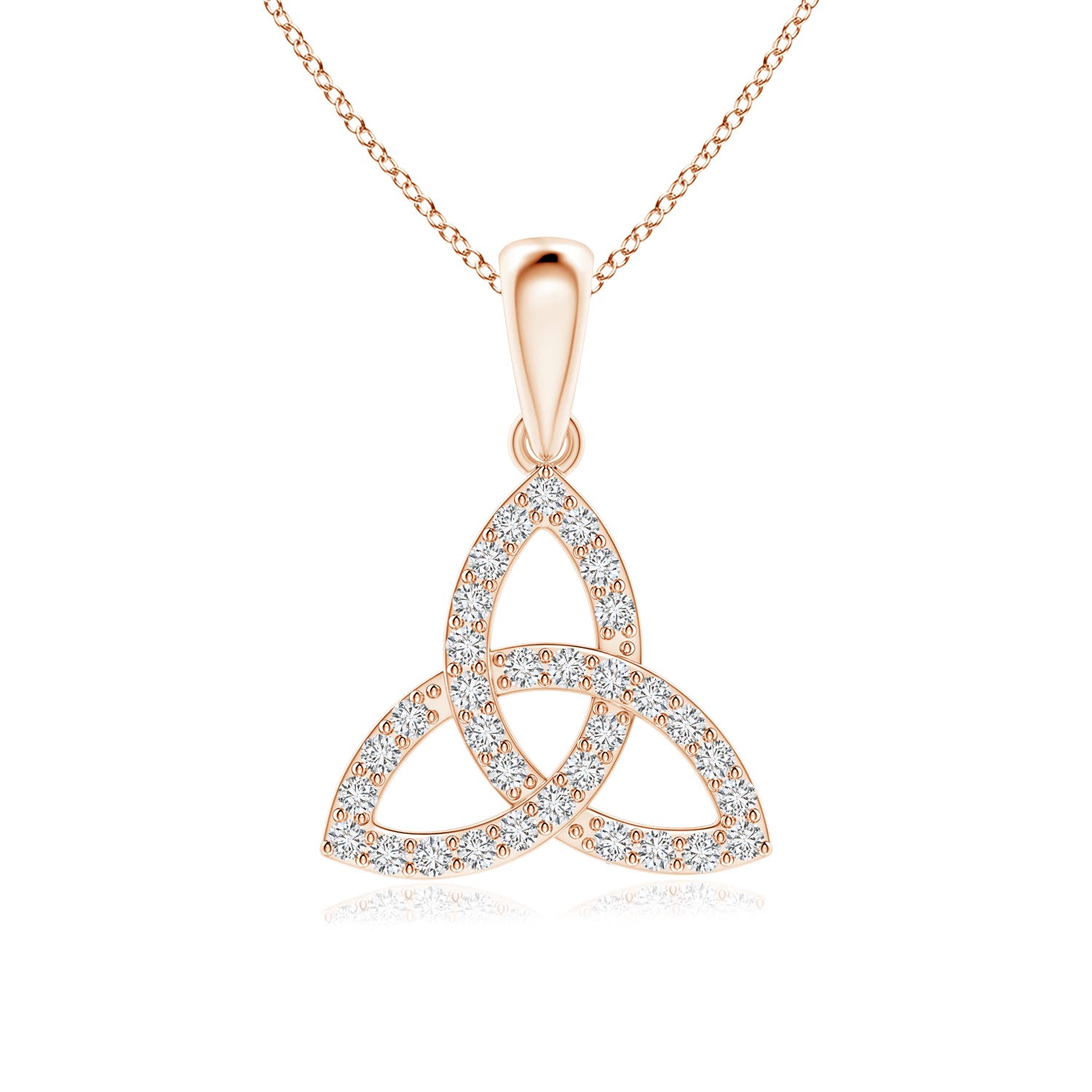 H, SI2 / 0.26 CT / 14 KT Rose Gold