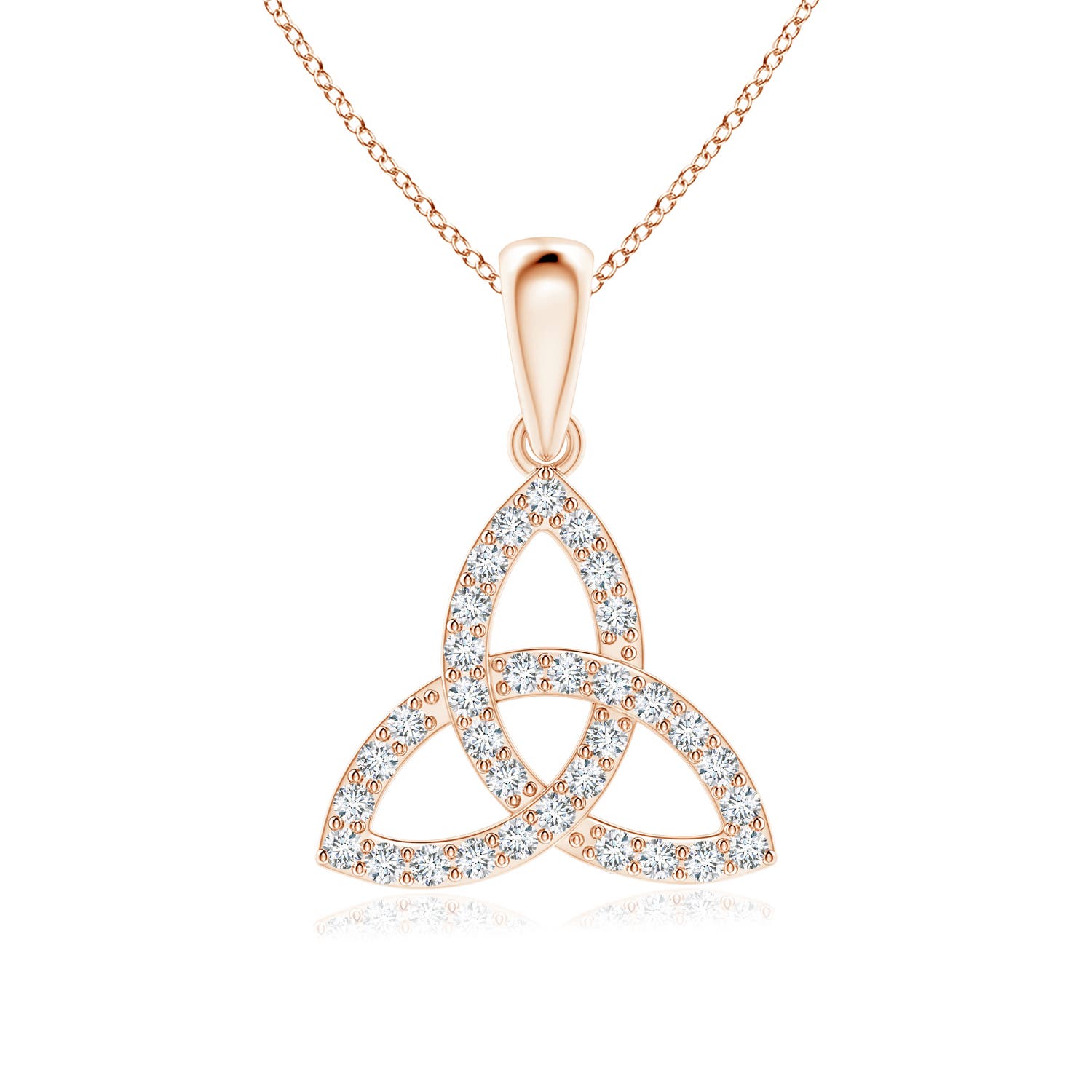 G, VS2 / 0.33 CT / 14 KT Rose Gold