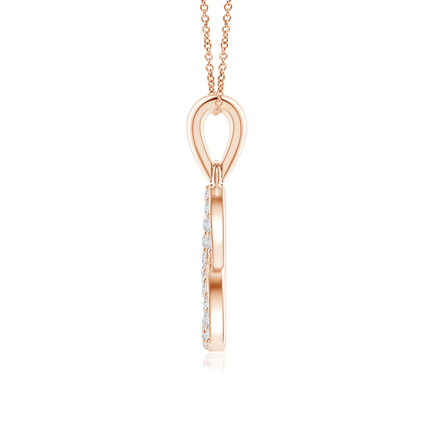 H, SI2 / 0.33 CT / 14 KT Rose Gold