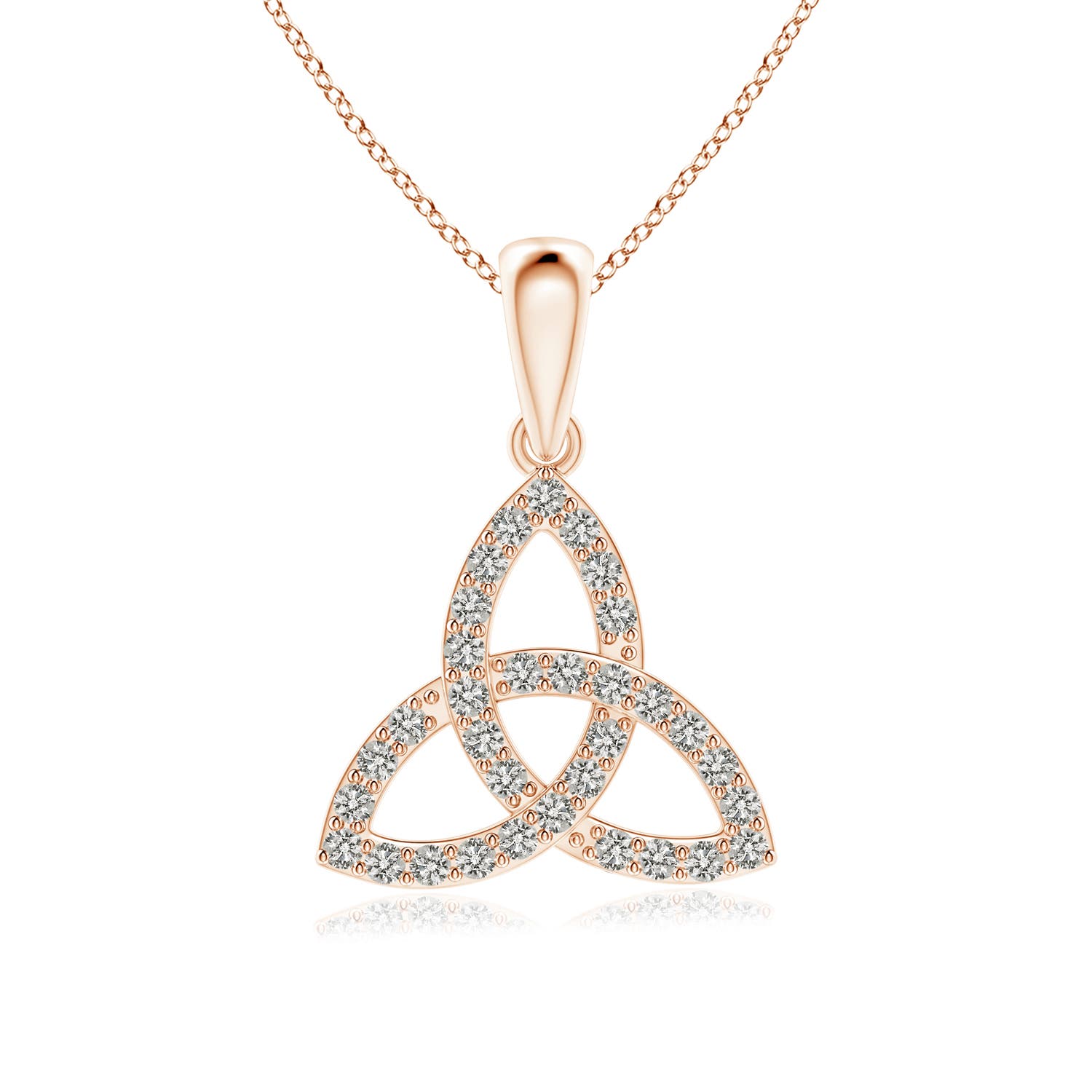 K, I3 / 0.33 CT / 14 KT Rose Gold