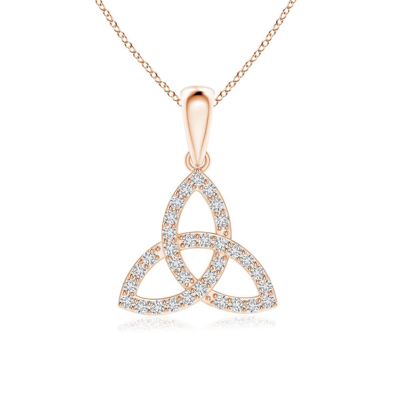 H, SI2 / 0.17 CT / 14 KT Rose Gold