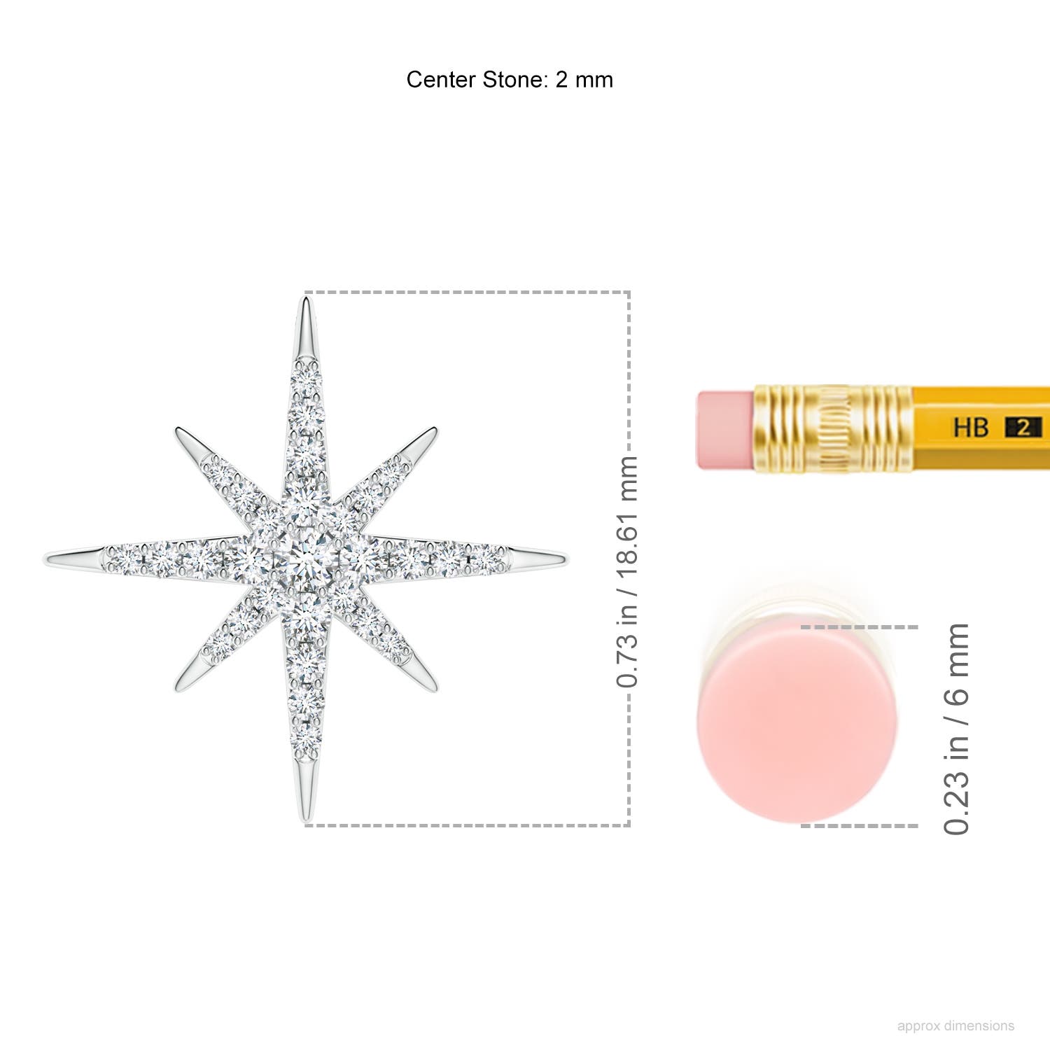 G, VS2 / 0.26 CT / 14 KT White Gold