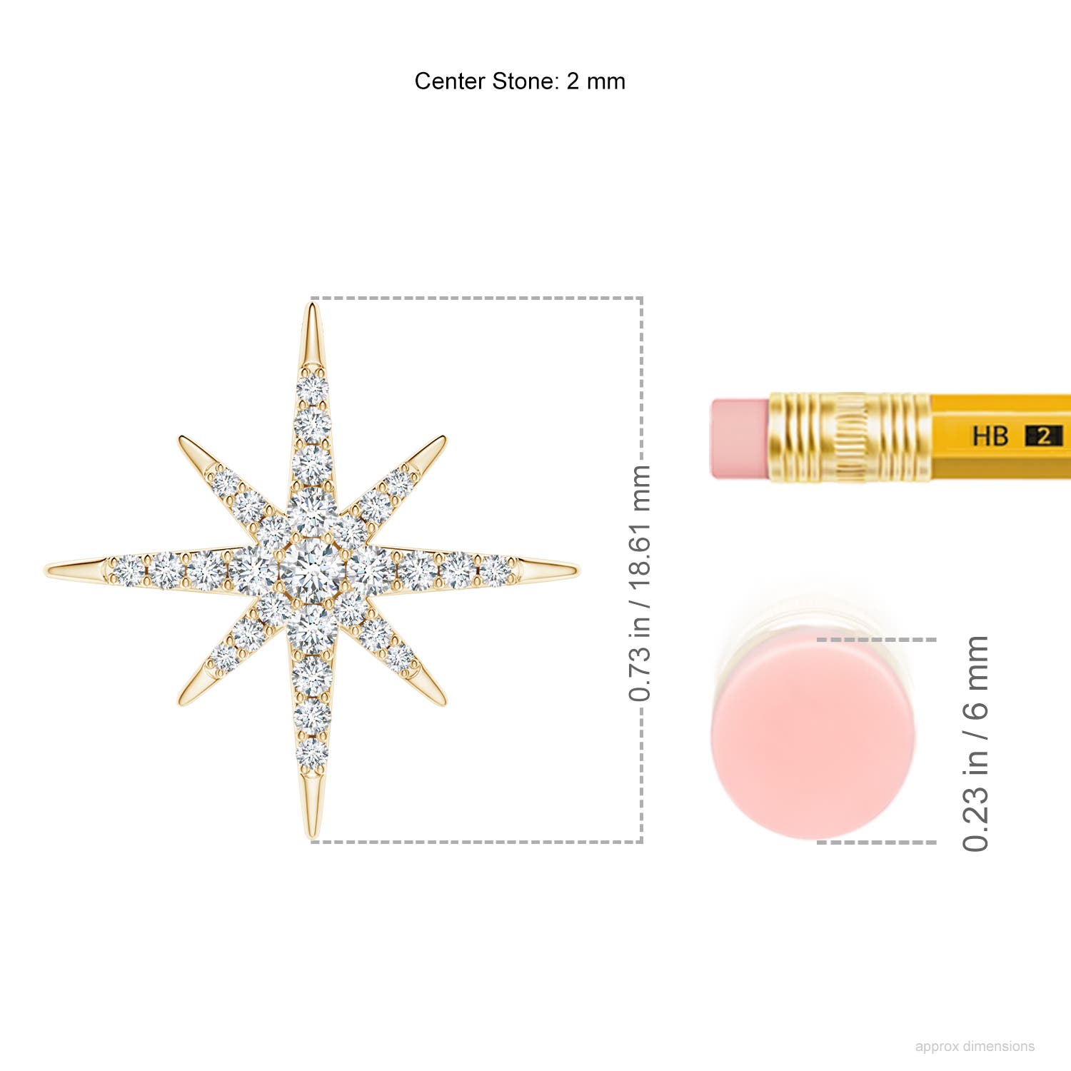 G, VS2 / 0.26 CT / 14 KT Yellow Gold