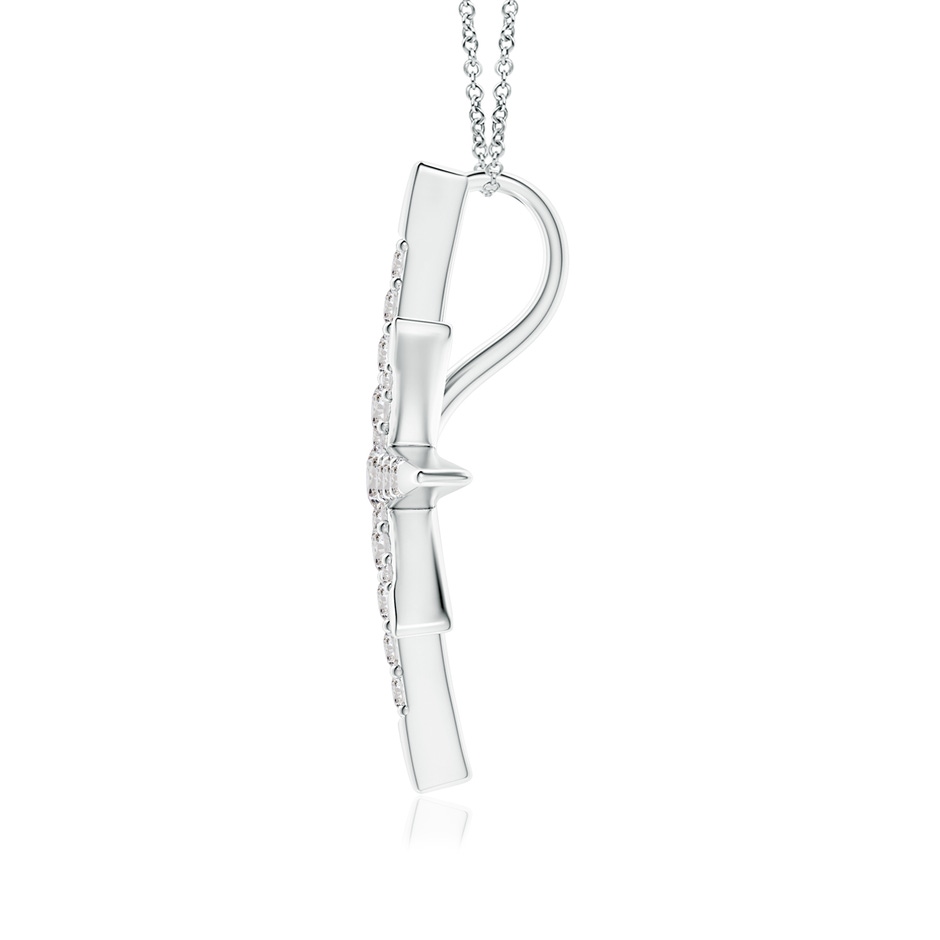 2mm IJI1I2 Diamond Eight-Point Starburst Pendant in White Gold side 199
