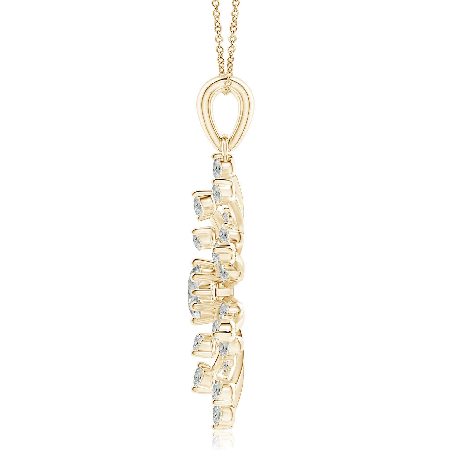 K, I3 / 0.74 CT / 14 KT Yellow Gold