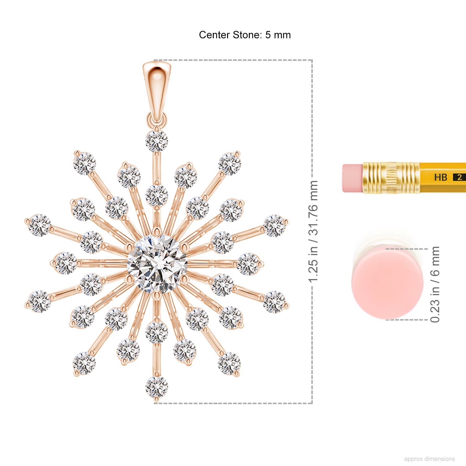 I-J, I1-I2 / 1.52 CT / 14 KT Rose Gold