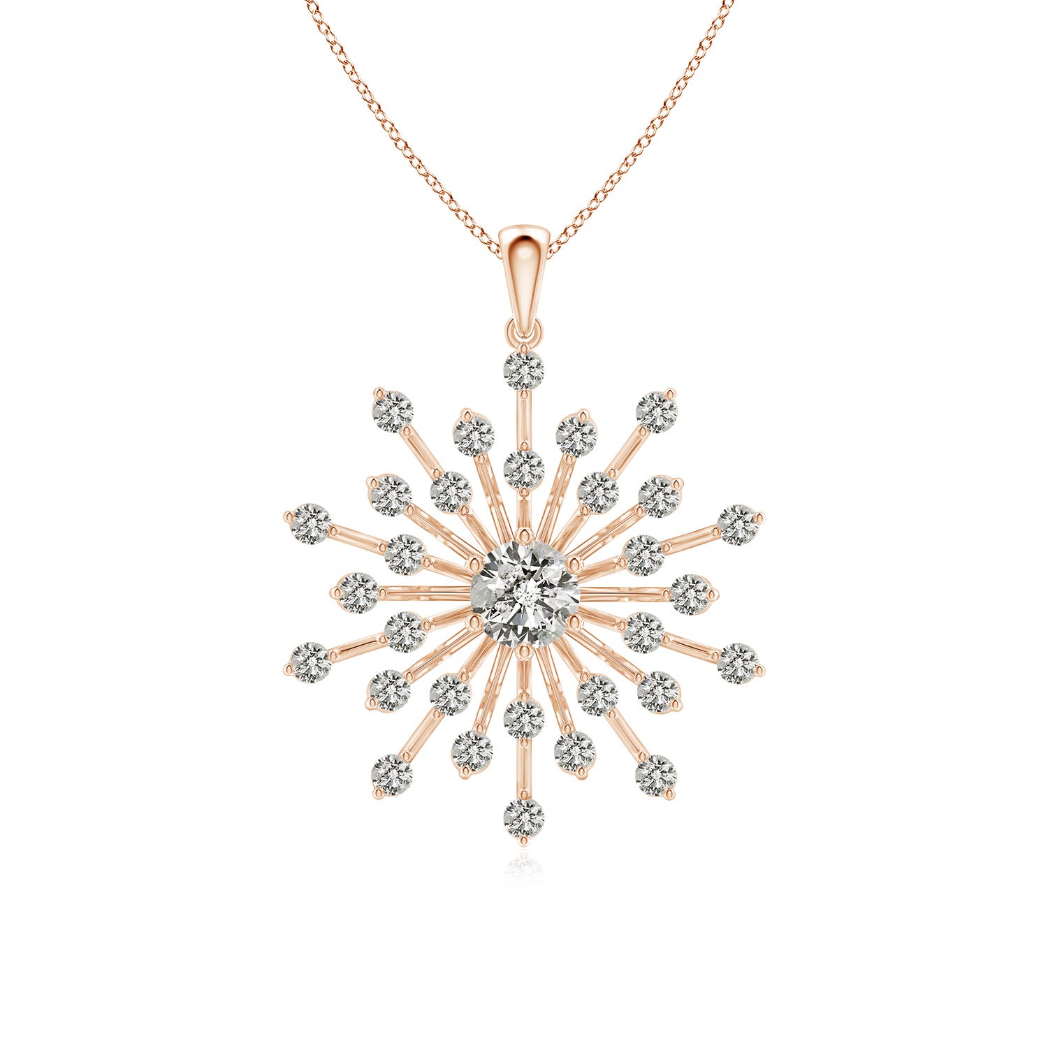 K, I3 / 1.52 CT / 14 KT Rose Gold