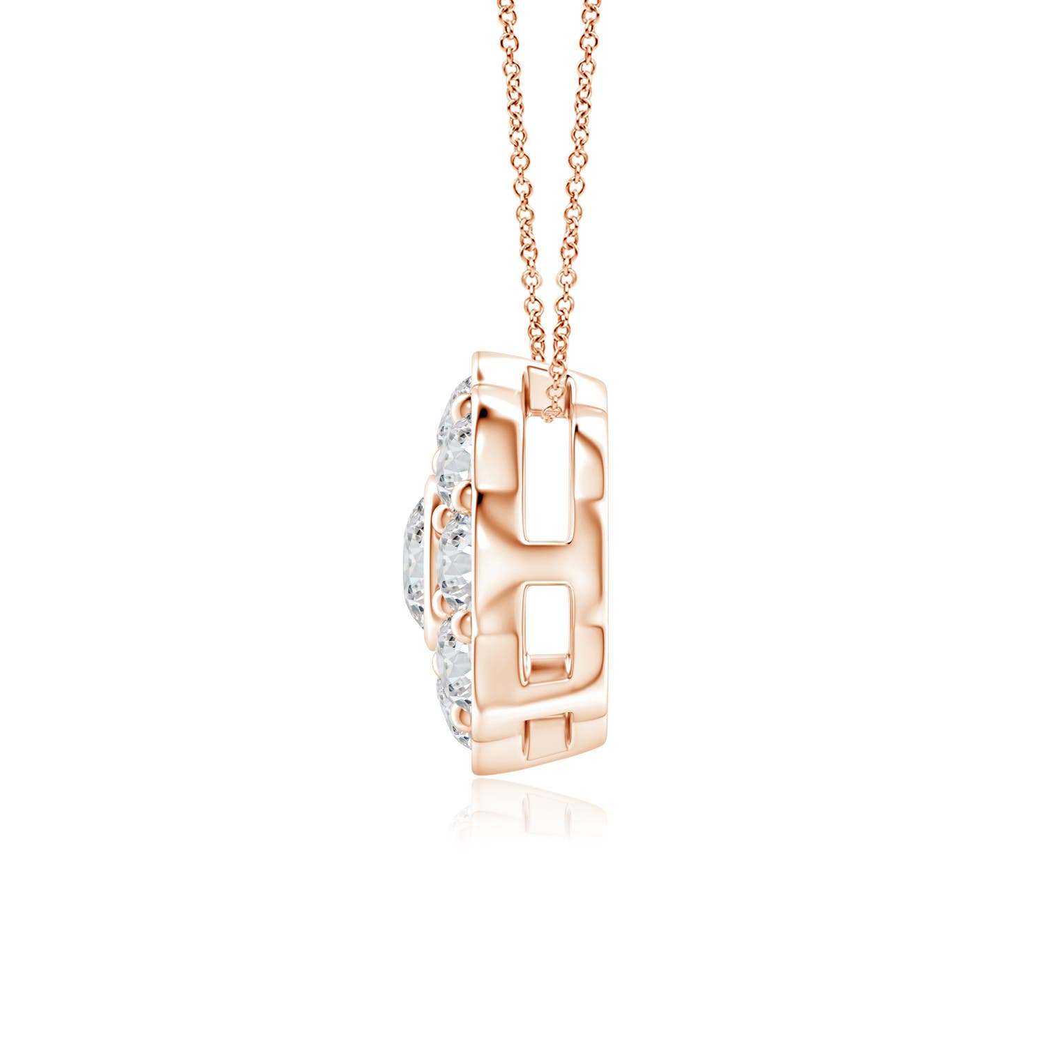 H, SI2 / 0.75 CT / 14 KT Rose Gold