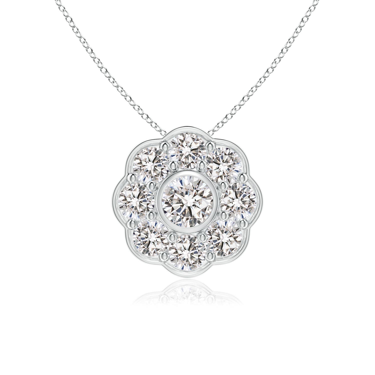 I-J, I1-I2 / 0.75 CT / 14 KT White Gold