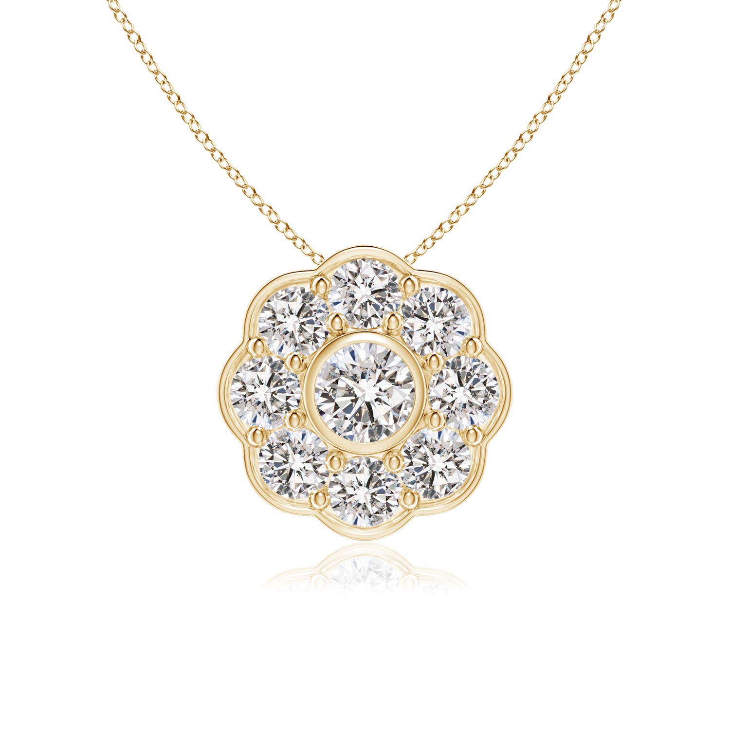 I-J, I1-I2 / 0.75 CT / 14 KT Yellow Gold