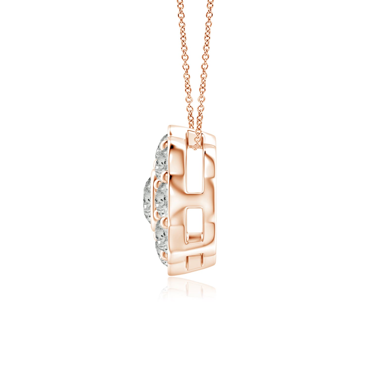 K, I3 / 0.75 CT / 14 KT Rose Gold