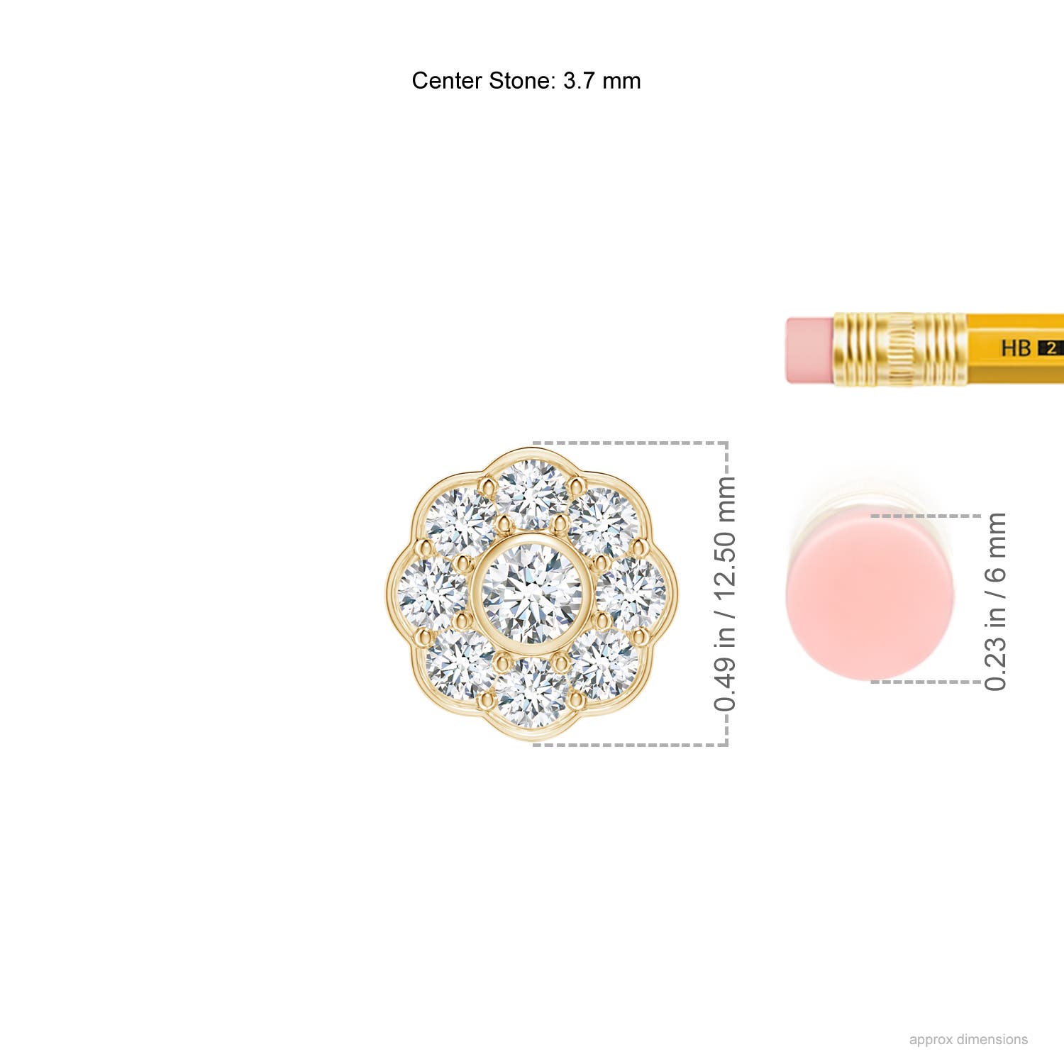 G, VS2 / 1.02 CT / 14 KT Yellow Gold