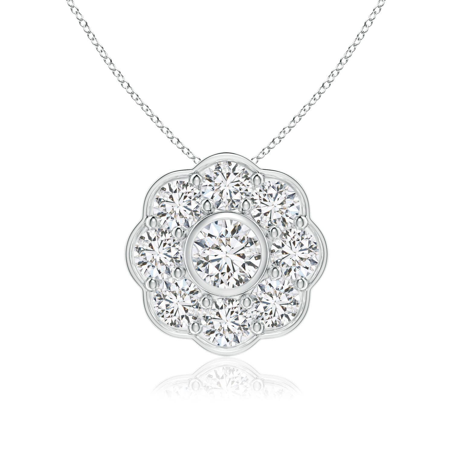 H, SI2 / 1.02 CT / 14 KT White Gold