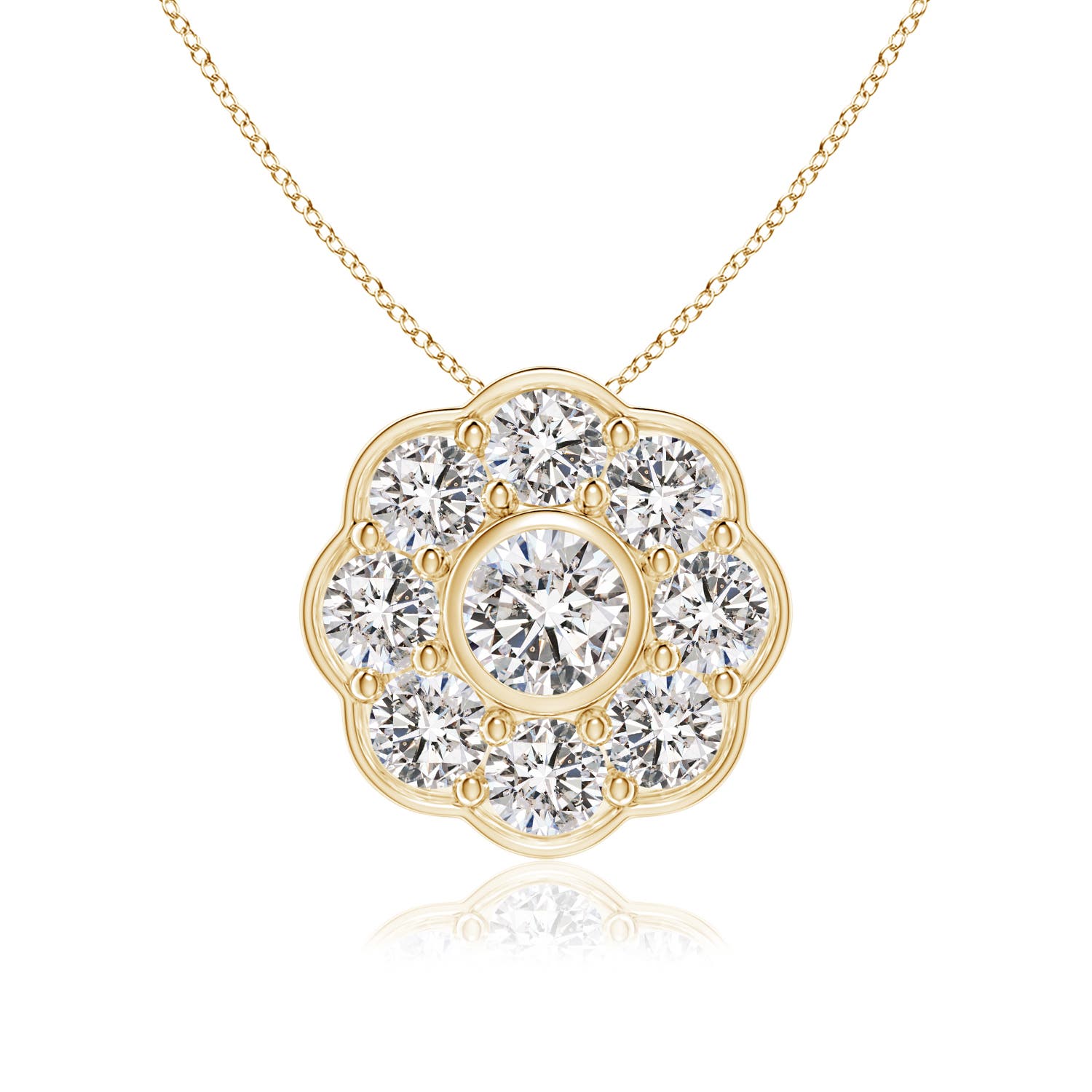 I-J, I1-I2 / 1.02 CT / 14 KT Yellow Gold