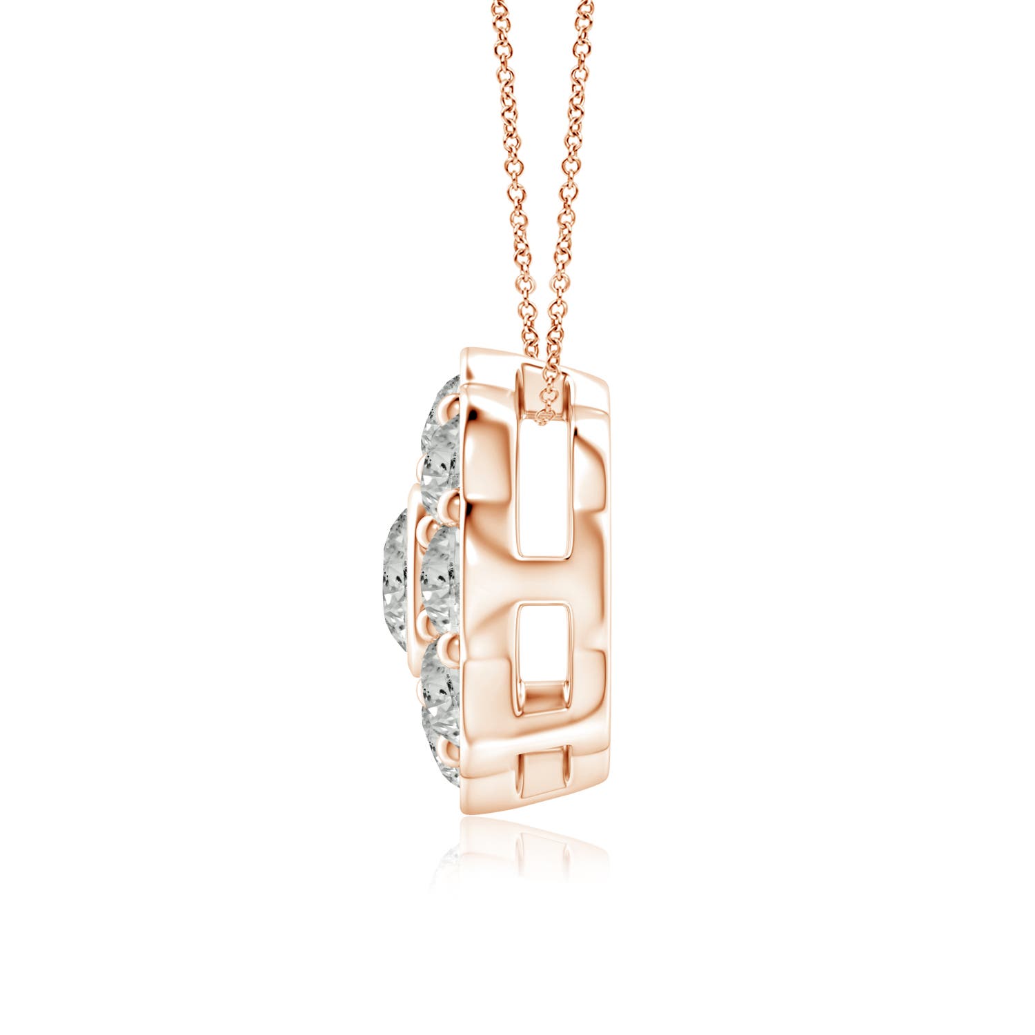 K, I3 / 1.02 CT / 14 KT Rose Gold