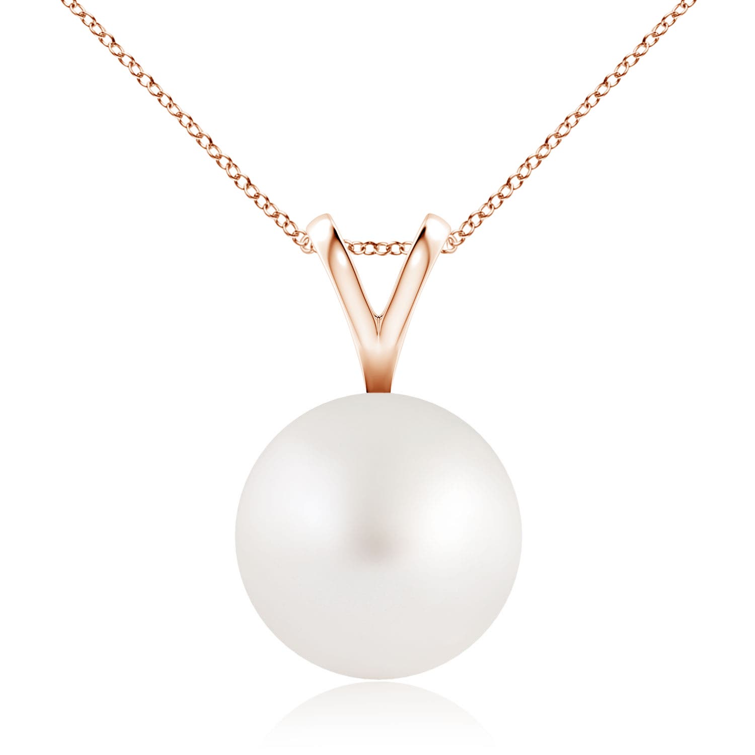 AA - South Sea Cultured Pearl / 7.2 CT / 14 KT Rose Gold