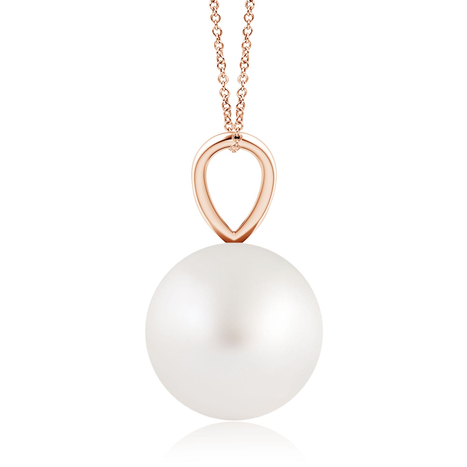 AA - South Sea Cultured Pearl / 7.2 CT / 14 KT Rose Gold