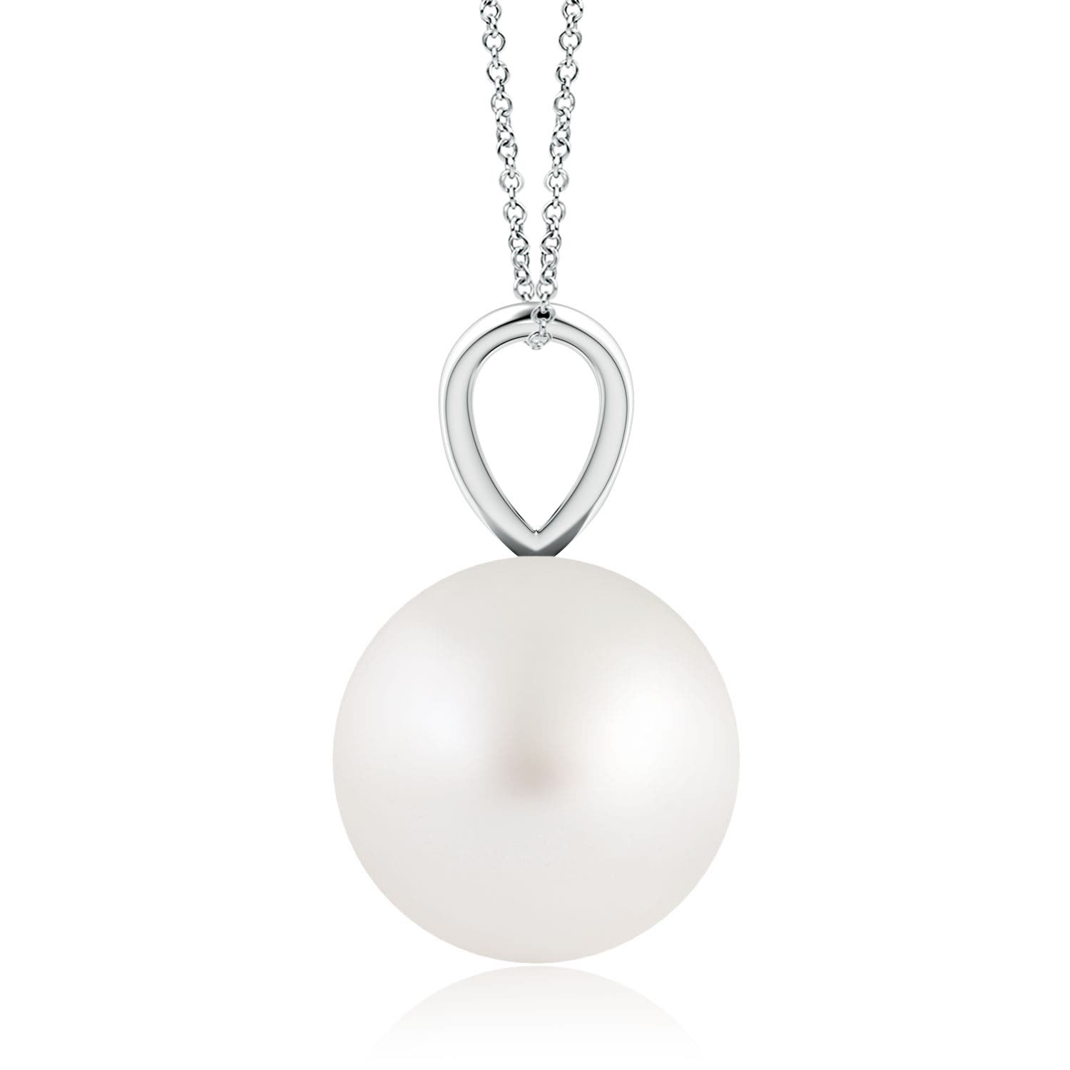 AA - South Sea Cultured Pearl / 7.2 CT / 14 KT White Gold