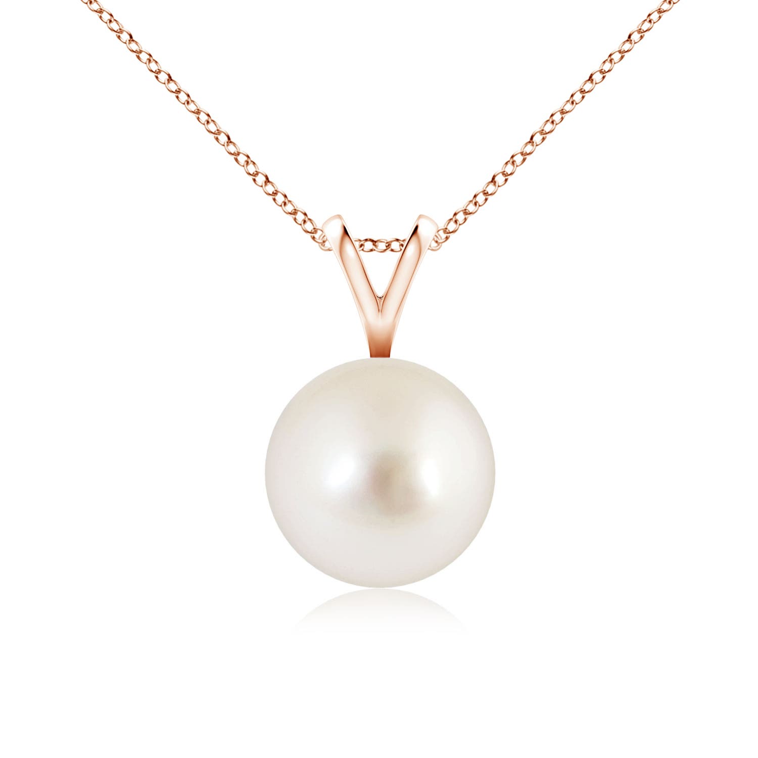 AAAA - South Sea Cultured Pearl / 3.7 CT / 14 KT Rose Gold