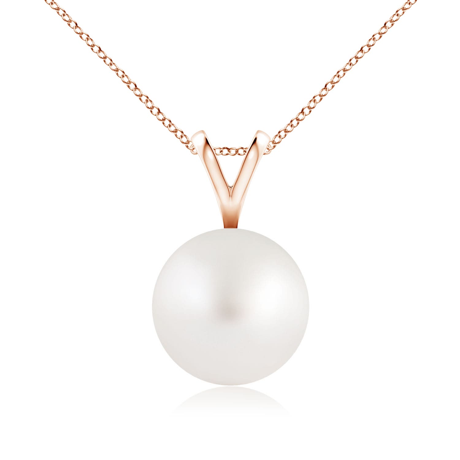 AA - South Sea Cultured Pearl / 5.25 CT / 14 KT Rose Gold