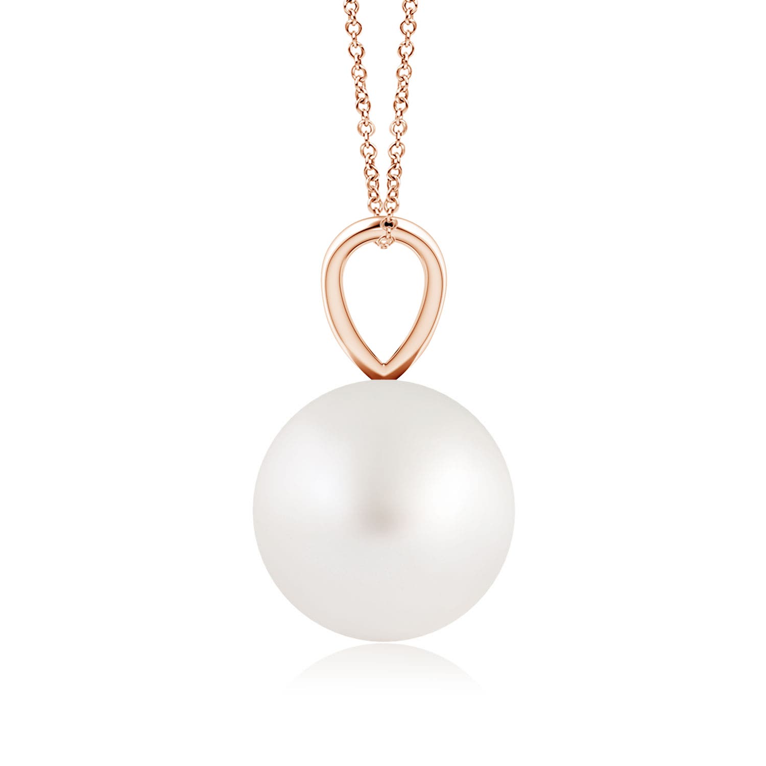 AA - South Sea Cultured Pearl / 5.25 CT / 14 KT Rose Gold