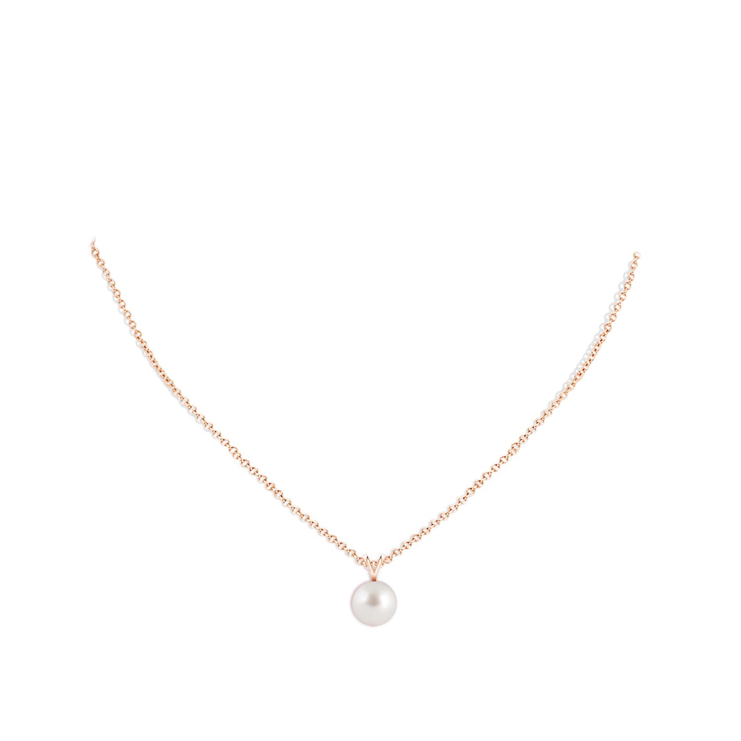 AAA - South Sea Cultured Pearl / 5.25 CT / 14 KT Rose Gold