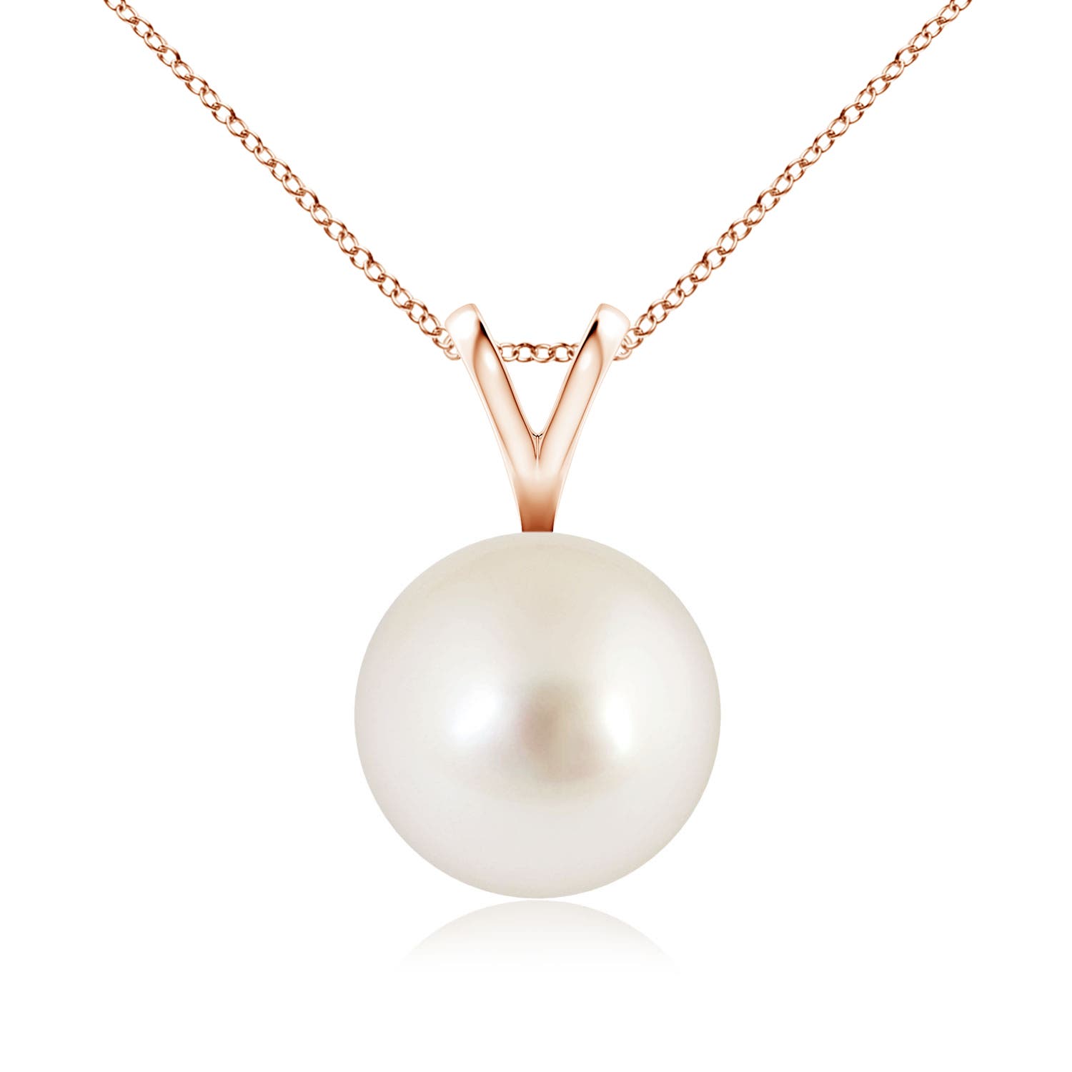 AAAA - South Sea Cultured Pearl / 5.25 CT / 14 KT Rose Gold